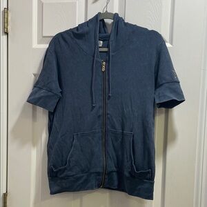 Navy Blue Women's Zip-Up Hoodie